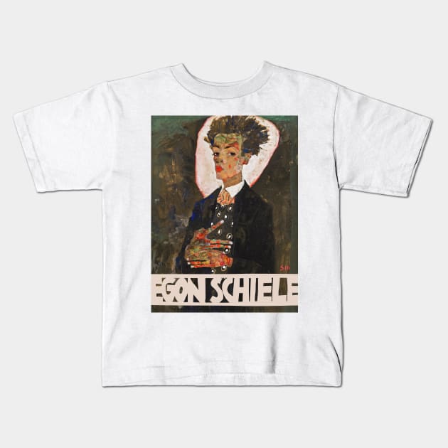 Egon Schiele Unisex Sweatshirt Kids T-Shirt by ArtOfSilentium